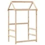 Sofa bed with solid pine wood roof 90x200 cm by , Beds and slatted bases - Ref: Foro24-3282190, Price: 160,17 €, Discount: %