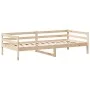 Sofa bed with solid pine wood roof 90x200 cm by , Beds and slatted bases - Ref: Foro24-3282190, Price: 160,17 €, Discount: %