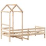 Sofa bed with solid pine wood roof 90x200 cm by , Beds and slatted bases - Ref: Foro24-3282190, Price: 162,27 €, Discount: %