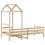 Sofa bed with solid pine wood roof 90x200 cm by , Beds and slatted bases - Ref: Foro24-3282190, Price: 160,17 €, Discount: %