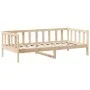 Sofa bed with solid pine wood roof 90x190 cm by , Beds and slatted bases - Ref: Foro24-3282214, Price: 166,06 €, Discount: %