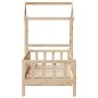 Sofa bed with solid pine wood roof 90x190 cm by , Beds and slatted bases - Ref: Foro24-3282214, Price: 166,06 €, Discount: %