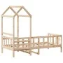 Sofa bed with solid pine wood roof 90x190 cm by , Beds and slatted bases - Ref: Foro24-3282214, Price: 166,06 €, Discount: %