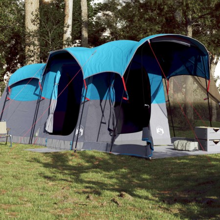 Tienda de campaña familiar túnel 8 personas impermeable azul de , Tiendas de campaña - Ref: Foro24-94786, Precio: 202,97 €, D...
