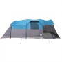 Tienda de campaña familiar túnel 8 personas impermeable azul de , Tiendas de campaña - Ref: Foro24-94786, Precio: 202,97 €, D...