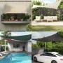 Rectangular light gray HDPE sail shade 160 g/m² 3x6 m by , Umbrellas - Ref: Foro24-4001987, Price: 42,93 €, Discount: %