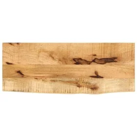 Solid mango wood natural edge table top 80x30x2.5 cm by , Table tops - Ref: Foro24-370334, Price: 41,04 €, Discount: %