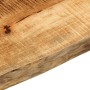 Massivholz-Tischplatte mit natürlicher Kante aus Mangoholz 180x30x2,5 cm. von , Tischplatten - Ref: Foro24-370341, Preis: 217...