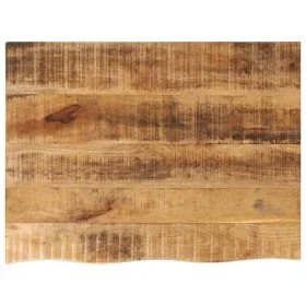 Solid mango wood natural edge table top 90x60x2.5 cm by , Table tops - Ref: Foro24-370357, Price: 70,57 €, Discount: %