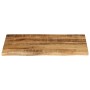 Massivholz-Tischplatte mit natürlicher Kante aus Mangoholz 90x60x2,5 cm. von , Tischplatten - Ref: Foro24-370357, Preis: 74,6...
