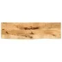 Solid mango wood natural edge table top 120x20x3.8 cm by , Table tops - Ref: Foro24-370374, Price: 48,81 €, Discount: %