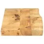 Solid mango wood natural edge table top 120x20x3.8 cm by , Table tops - Ref: Foro24-370374, Price: 48,81 €, Discount: %