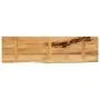 Solid mango wood natural edge table top 120x20x3.8 cm by , Table tops - Ref: Foro24-370374, Price: 48,81 €, Discount: %
