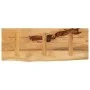Solid mango wood natural edge table top 90x40x3.8 cm by , Table tops - Ref: Foro24-370395, Price: 57,54 €, Discount: %
