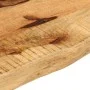 Solid mango wood natural edge table top 90x40x3.8 cm by , Table tops - Ref: Foro24-370395, Price: 57,54 €, Discount: %