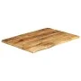 Solid mango wood natural edge table top 90x60x3.8 cm by , Table tops - Ref: Foro24-370405, Price: 85,46 €, Discount: %