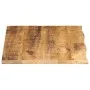 Solid mango wood natural edge table top 90x60x3.8 cm by , Table tops - Ref: Foro24-370405, Price: 85,46 €, Discount: %
