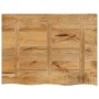Massivholz-Tischplatte mit natürlicher Kante aus Mangoholz 90x60x3,8 cm. von , Tischplatten - Ref: Foro24-370405, Preis: 86,9...