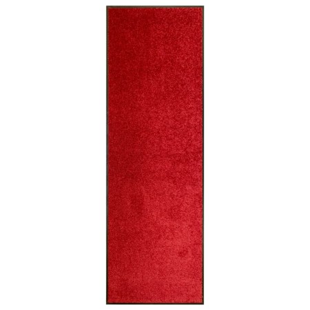Rote waschbare Fußmatte 60x180 cm von vidaXL, Fußmatten - Ref: Foro24-323423, Preis: 53,89 €, Rabatt: %