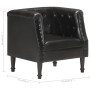 Schwarzer Echtledersessel von , Sessel - Ref: Foro24-286590, Preis: 287,54 €, Rabatt: %