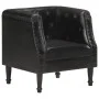 Sillón de cuero auténtico negro de , Sillones - Ref: Foro24-286590, Precio: 282,23 €, Descuento: %