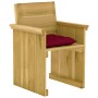 Garten-Esszimmer-Set, 7-teilig mit Kissen, imprägniertes Kiefernholz. von , Gartensets - Ref: Foro24-3065738, Preis: 743,42 €...