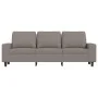 3-seater sofa with taupe grey fabric footstool, 180 cm by , Sofas - Ref: Foro24-3201158, Price: 317,94 €, Discount: %