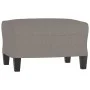 3-seater sofa with taupe grey fabric footstool, 180 cm by , Sofas - Ref: Foro24-3201158, Price: 317,94 €, Discount: %