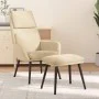 Entspannungssessel mit cremefarbenem Stoff-Fußhocker. von , Sessel - Ref: Foro24-3097770, Preis: 129,58 €, Rabatt: %
