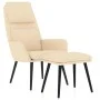 Entspannungssessel mit cremefarbenem Stoff-Fußhocker. von , Sessel - Ref: Foro24-3097770, Preis: 129,58 €, Rabatt: %