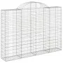 Wire mesh baskets 25 units, arched shape, iron, 200x30x140/160 cm by , Pots and planters - Ref: Foro24-3146168, Price: 2,00 €...