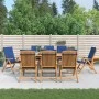 Gartenliegestühle und Kissen 8 Stück Massivholz Teak von , Gartenstühle - Ref: Foro24-3196533, Preis: 1,00 €, Rabatt: %