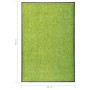 Grüne waschbare Fußmatte 60x90 cm von vidaXL, Fußmatten - Ref: Foro24-323428, Preis: 33,48 €, Rabatt: %