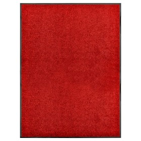 Felpudo lavable rojo 90x120 cm