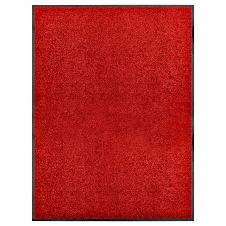 Washable red doormat 90x120 cm by vidaXL, Doormats - Ref: Foro24-323424, Price: 56,06 €, Discount: %