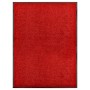 Rot waschbare Fußmatte 90x120 cm von vidaXL, Fußmatten - Ref: Foro24-323424, Preis: 56,06 €, Rabatt: %