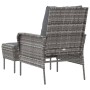 Gartenliege mit grauem Kunststoff-Rattan-Fußhocker. von , Gartenstühle - Ref: Foro24-364115, Preis: 145,21 €, Rabatt: %