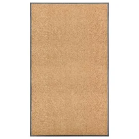 Cremefarbene waschbare Fußmatte 90 x 150 cm von vidaXL, Fußmatten - Ref: Foro24-323467, Preis: 64,13 €, Rabatt: %