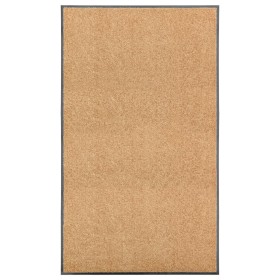 Cremefarbene waschbare Fußmatte 90 x 150 cm von vidaXL, Fußmatten - Ref: Foro24-323467, Preis: 68,28 €, Rabatt: %