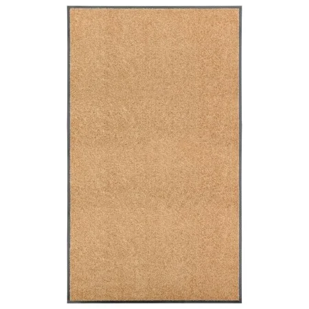 Felpudo lavable crema 90x150 cm de vidaXL, Felpudos - Ref: Foro24-323467, Precio: 64,13 €, Descuento: %