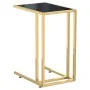 Side table for computer, black transparent glass, 50x35x65cm by , Side tables - Ref: Foro24-331646, Price: 44,01 €, Discount: %