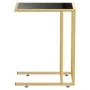 Side table for computer, black transparent glass, 50x35x65cm by , Side tables - Ref: Foro24-331646, Price: 44,01 €, Discount: %