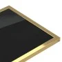 Beistelltisch für Computer, transparentes schwarzes Glas, 50x35x65cm. von , Seitentische - Ref: Foro24-331646, Preis: 44,01 €...