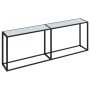 Konsolentisch aus gehärtetem Glas und weißem Marmor 220x35x75,5 cm. von , Seitentische - Ref: Foro24-331692, Preis: 108,77 €,...