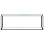 Konsolentisch aus gehärtetem Glas und weißem Marmor 220x35x75,5 cm. von , Seitentische - Ref: Foro24-331692, Preis: 108,77 €,...
