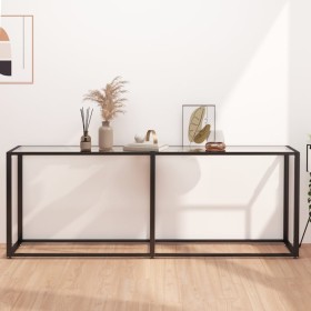 Klare Konsole aus gehärtetem Glas 200x35x75,5 cm von , Seitentische - Ref: Foro24-331686, Preis: 101,11 €, Rabatt: %
