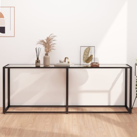 Klare Konsole aus gehärtetem Glas 200x35x75,5 cm von , Seitentische - Ref: Foro24-331686, Preis: 101,11 €, Rabatt: %