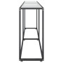 Klare Konsole aus gehärtetem Glas 200x35x75,5 cm von , Seitentische - Ref: Foro24-331686, Preis: 101,11 €, Rabatt: %