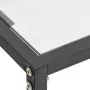 Tempered glass transparent console table 200x35x75.5 cm by , Side tables - Ref: Foro24-331686, Price: 99,28 €, Discount: %