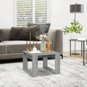 Mesa auxiliar madera contrachapada gris Sonoma 50x50x35 cm de , Mesas auxiliares - Ref: Foro24-825826, Precio: 34,78 €, Descu...